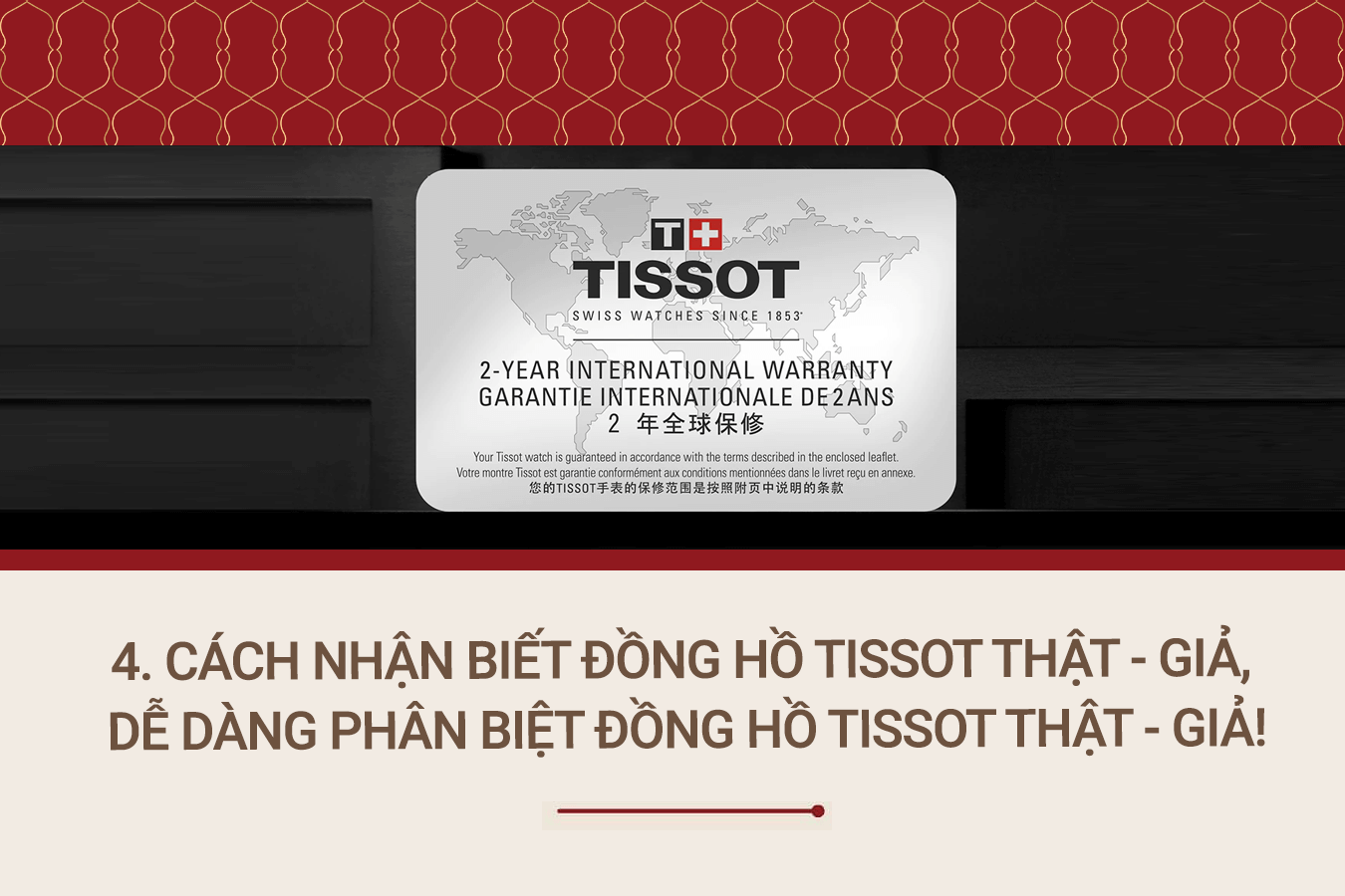 Cách nhận biết đồng hồ Tissot thật - giả, dễ dàng phân biệt đồng hồ Tissot thật - giả!